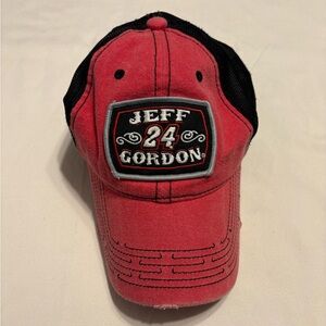Nascar Red and Black Jeff Gordon Hat